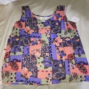 Large strapped tank top